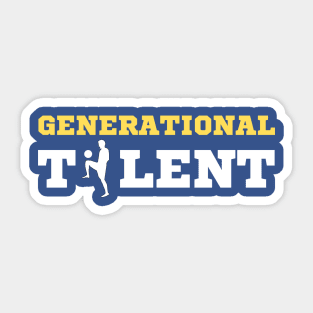 Generational Talent - Soccer Sticker